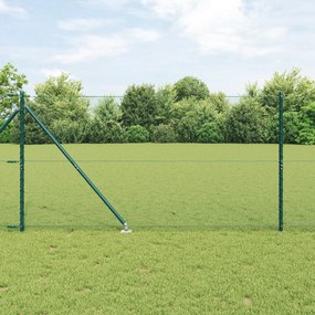 Cerca Hexagonal vidaXL Verde 1,2x100 m Aço