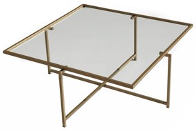 Mesa de Centro Sun S408 – Dourada – 85x35x85 cm
