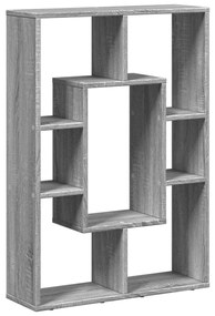 Estante 63x20x90 cm derivados de madeira cinzento sonoma