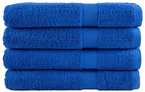 Toalhas de sauna premium SOLUND 4 pcs 80x200 cm 600 gsm azul