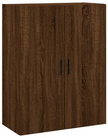 Armários de parede 2 pcs 69,5x34x90 cm carvalho castanho