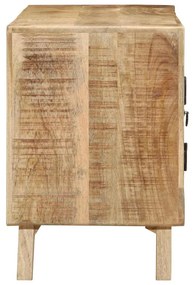 Móvel de TV 105x46x32 cm madeira de mangueira áspera maciça