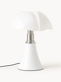 Candeeiro de mesa LED regulável grande Pipistrello, regulável em altura