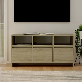 vidaXL Móvel de TV 102x37,5x52,5 cm derivados madeira carvalho sonoma