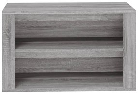 Sapateira 75x35x45 cm derivados de madeira cinzento sonoma