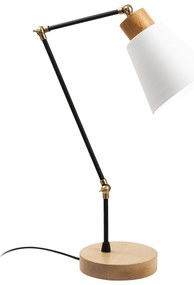 Candeeiro de Mesa Manavgat – Branco – Diâmetro 14 cm, Altura 52 cm