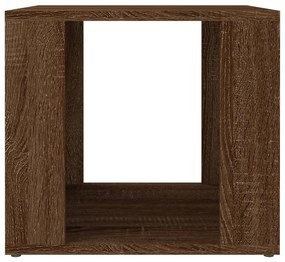 Mesa cabeceira 41x40x36 cm derivados madeira carvalho-castanho