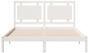 Cama extra longa sem colchão 140x220 cm madeira maciça