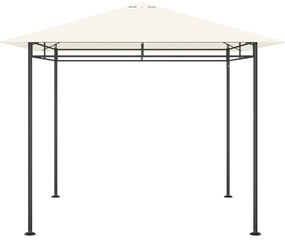 Gazebo 3x3x2,7 m 180 g/m² cor creme