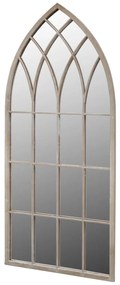 vidaXL Espelho jardim gótico arqueado 50x115cm uso interior/exterior