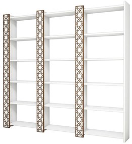 Estante City – Branco – 184,6 cm x 170 cm x 24,2 cm