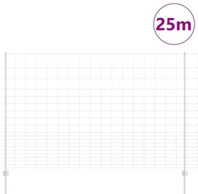 Postes de Cerca vidaXL 22 pcs U-Channel 160 cm Aço Galvanizado