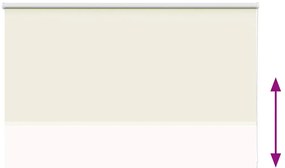 Persiana de enrolar 155x150 cm largura tecido 151,6cm poliéster