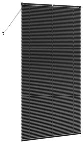 Persiana de Janela com cortinas Outros Manual Preto 110 x 220 cm Alumí