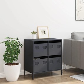 Aparador 68x39x73,5 cm aço laminado a frio antracite