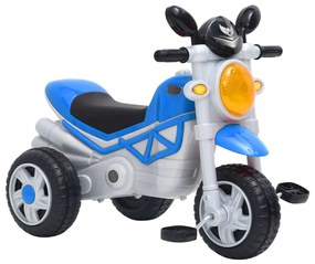 80340 vidaXL Triciclo infantil azul
