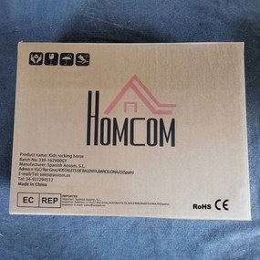 Baloiço com Forma de Cão Husky para Crianças entre 18-36 Meses Baloiço