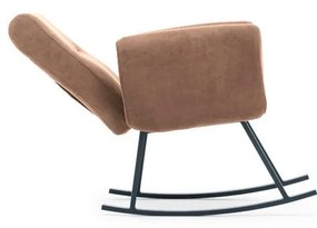 Cadeira de Balanço Kono – Castanho Claro – 86x50x99 cm