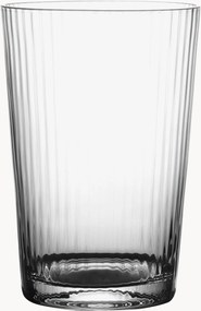 Copos em cristal artesanal Ripple, conjunto de 4
