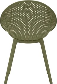 CONJUNTO DE 2 CADEIRAS IBIZA 59X59X83 CM (ALTURA DO ASSENTO 45 CM) VERDE