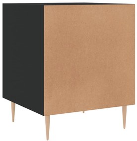 Mesa de cabeceira 40x40x50 cm derivados de madeira preto