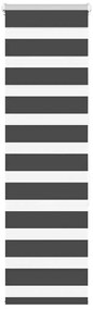 Cortina de zebra 40x150 cm largura do tecido 35,9 cm poliéster