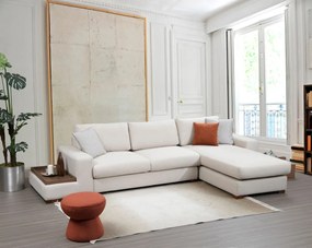 Sofá de Canto Loop - Branco - 312 cm x 194 cm