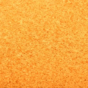 Tapete de porta lavável 90x120 cm laranja