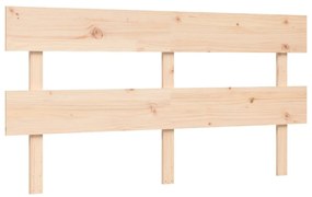 Estrutura de cama King Size com cabeceira madeira maciça