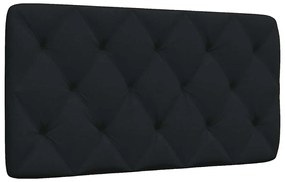 Almofadão de cabeceira 100 cm tecido preto
