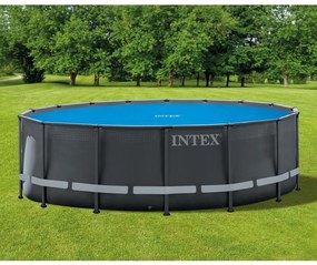 Intex Cobertura para piscina solar 470 cm polietileno azul