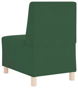 Poltrona 55 cm tecido corduroy verde selva