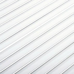 Portas de armário 4 pcs design de persiana pinho maciço branco