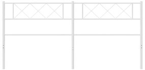 Cabeceira de cama 193 cm metal branco