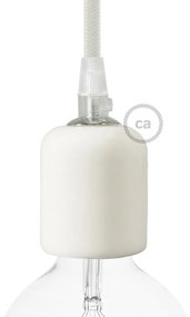 Ceramic E27 lamp holder kit - Branco