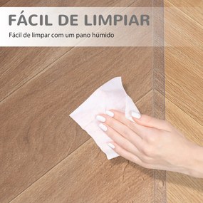 Tapete Protetor Retangular para Cadeira de Escritório 90x120 cm Protet
