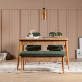 Banco Vina – Atlantic Pine Green – 110x46x40 cm