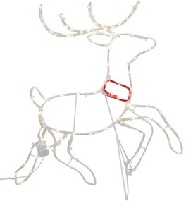 Candeeiro de pé de Natal Veado 50cm Incl. LED com temporizador IP44 - Pax