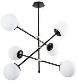 Chandelier Martı – Preto – Diâmetro 82 cm
