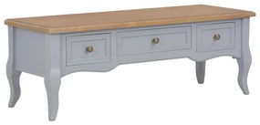 vidaXL Móvel de TV 100x35x35 cm madeira cinzento