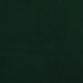 Banco 70x35x41 cm veludo verde-escuro