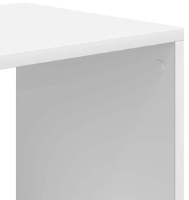Estante branco 66x31x112 cm derivados de madeira