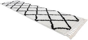 Tapete, Passadeira BERBER CROSS branco - para cozinha, ante-sala, corredor
