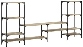 Armário TV 206,5x28,5x95cm derivados de madeira carvalho sonoma