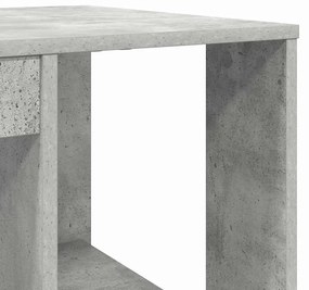 Secretária Cinza Cinza Concreto