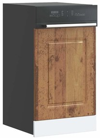 vidaXL Painel máquina lavar louça Kalmar 45x1,5x67 cm madeira velha