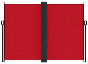 Toldo lateral retrátil 180x1000 cm vermelho