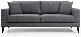 **** Sofá-Cama 3 Lugares Nordic – Cinzento Escuro – 210x90x85 cm

**