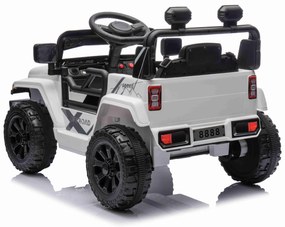 Jipe elétrico para crianças OFFROAD NEW, bateria de lítio, chassis alto, banco largo, suspensão nas rodas traseiras, controlo remoto de 2,4 GHz, leito