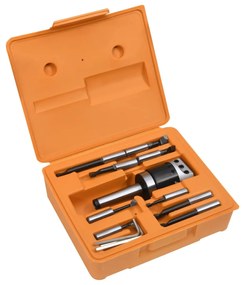 vidaXL Conj. ferramentas de mandrilar 15 pcs cabeça de 50 mm MT3-F1-12
